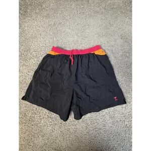 TYR Shorts Mens M Black 6 In Inseam Nylon Polyester Microfiber Lined Relaxed Fit